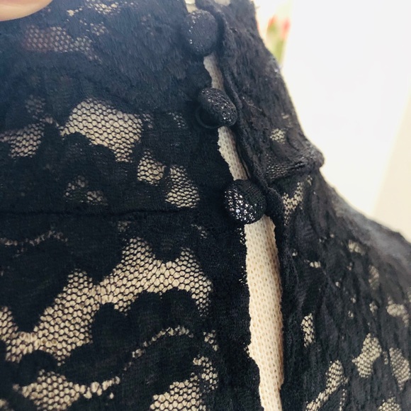 OPEN BACK LACE FIGURE HUGGING SHEER DRESS - Picture 10 of 10